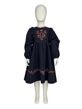 CERA UNA VOLTA KANA EMBROIDER DETAIL WAISTED DRESS